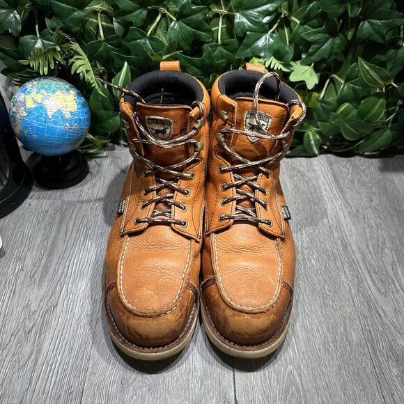 Red Wing Irish Setter 83632 ST Waterproof Safety Toe Work Boots  Men Size 10 2E - Picture 2 of 9